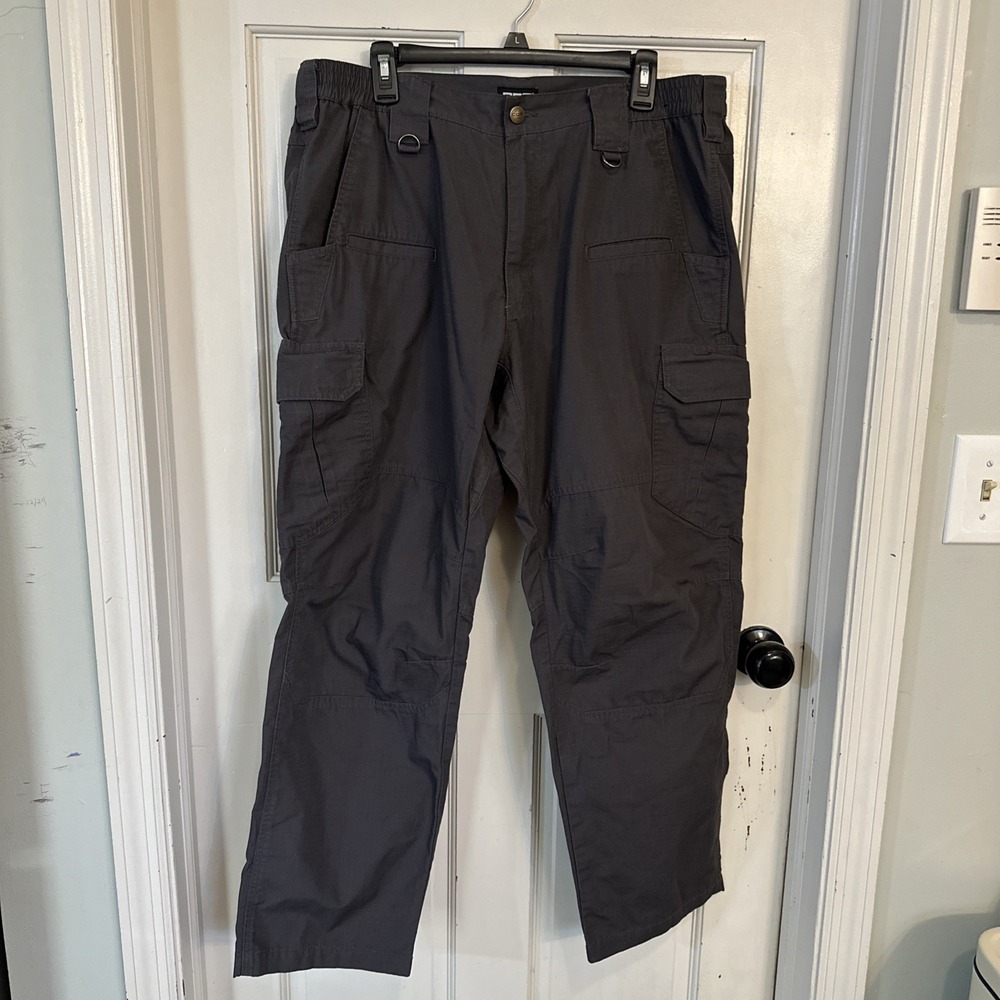 CQR Gear Tactical Pants Grey Mens Size‎ 38x30 Rip Stop Cargo Duratex